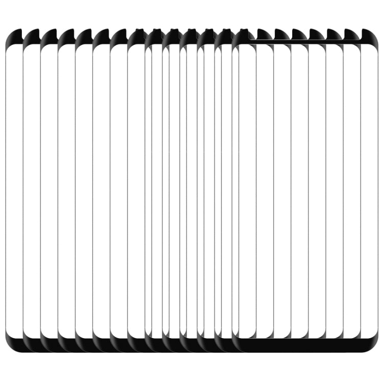 Lot de 25 films de protection incurvés en verre trempé pour Galaxy S8/G950