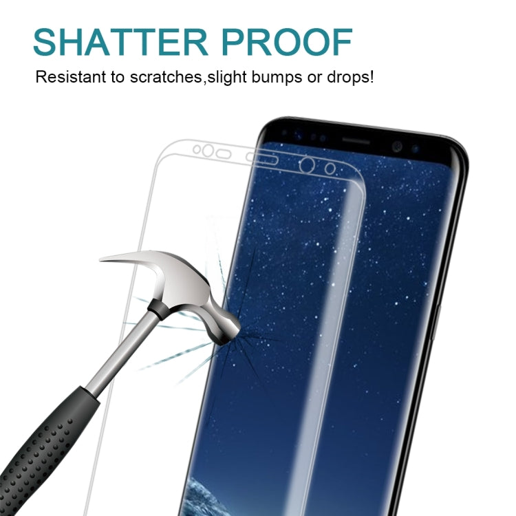 Lot de 25 protections d'écran en verre trempé pour Galaxy S8 Plus (plein écran, bords collés), pour Galaxy S8 Plus (25 pièces)