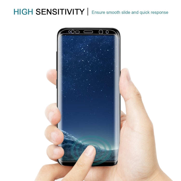 Lot de 25 protections d'écran en verre trempé pour Galaxy S8 Plus (plein écran, bords collés), pour Galaxy S8 Plus (25 pièces)
