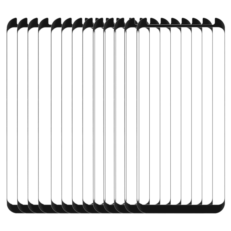 Lot de 25 films en verre trempé pour Galaxy S8 Plus / G955, 0,26 mm, dureté 9H, 3D, antidéflagrant, sans colle sur les bords, incurvés, compatibles avec les coques