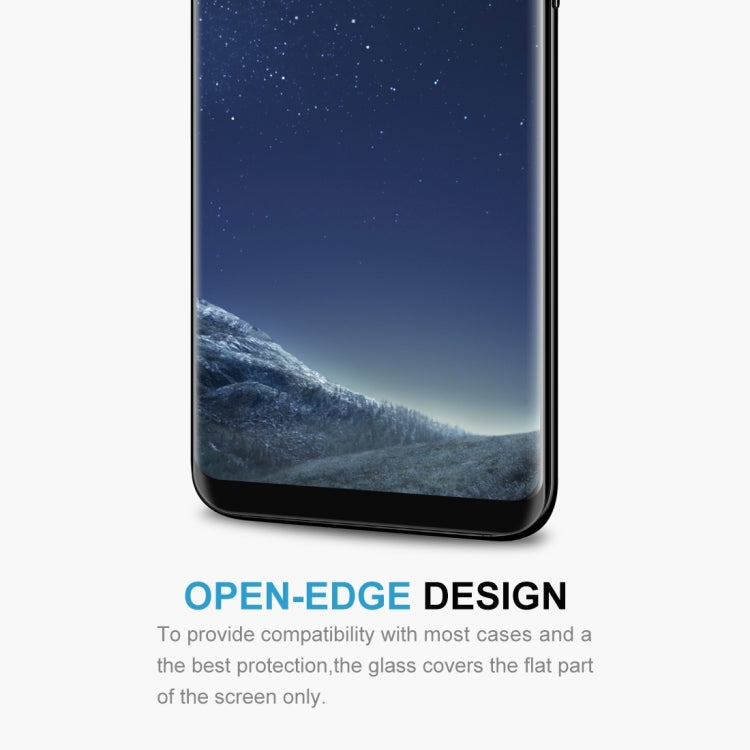 Lot de 25 films en verre trempé pour Galaxy S8 Plus / G955, 0,26 mm, dureté 9H, 3D, antidéflagrant, sans colle sur les bords, incurvés, compatibles avec les coques