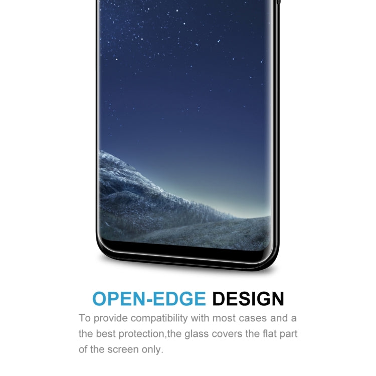 25 PCS For Galaxy S8 Plus / G955 0.26mm 9H Surface Hardness 3D Explosion-proof Non-full Edge Glue Screen Curved Case Friendly Tempered Glass Film, For Galaxy S8 Plus / G955