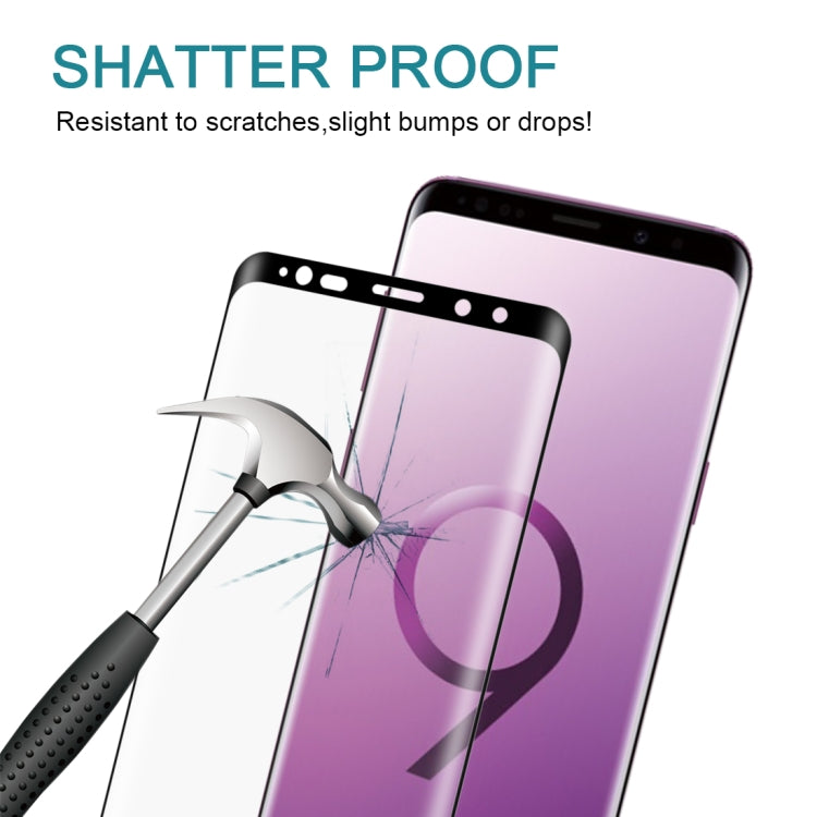 Lot de 25 films en verre trempé 3D pour Galaxy Note 9, dureté 9H, 0,3 mm, bords incurvés, plein écran
