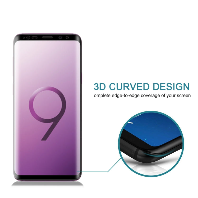 Lot de 25 films en verre trempé 3D pour Galaxy Note 9, dureté 9H, 0,3 mm, bords incurvés, plein écran
