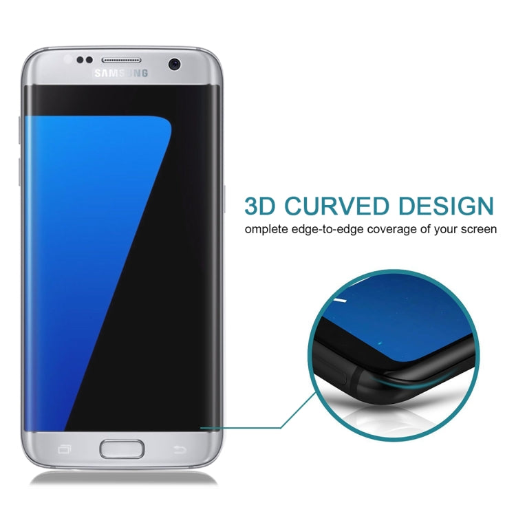 Lot de 25 films de protection en verre trempé 3D antidéflagrants pour Galaxy S7 Edge / G935, dureté 9H, 0,26 mm, colorisés, plein écran
