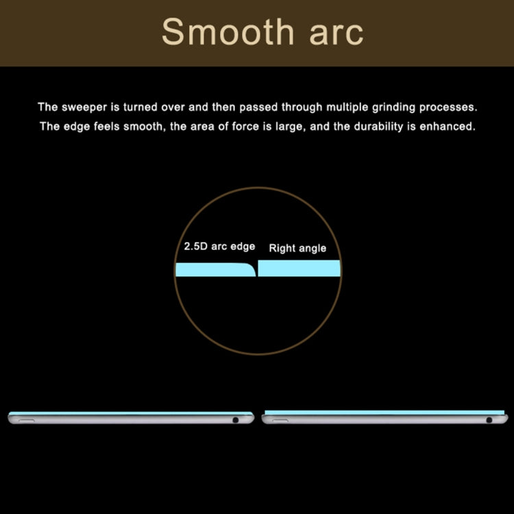 2 PCS 0.26mm 9H Surface Hardness 2.5D Explosion-proof Tempered Glass Film for iPad Pro 12.9 2018/2020/2021/2022, For iPad Pro 12.9 2018/2020/2021/2022(2.5D)