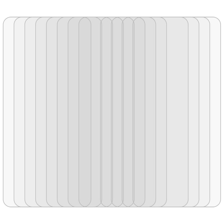 Lot de 10 films en verre trempé antidéflagrants 9H 2.5D (0,26 mm) pour Galaxy A8s