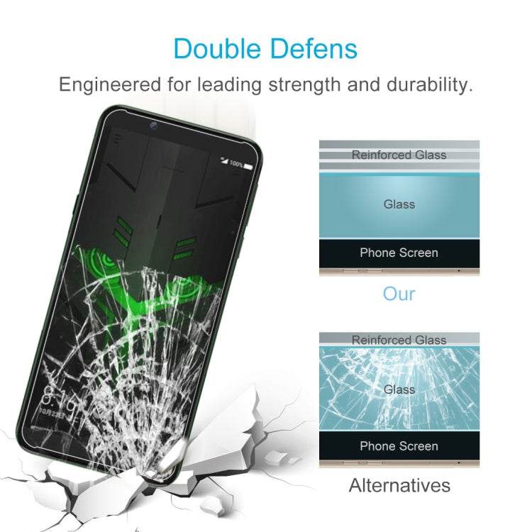 0.26mm 9H 2.5D Explosion-proof Tempered Glass Film for Xiaomi Black Shark Helo, Xiaomi Black Shark Helo