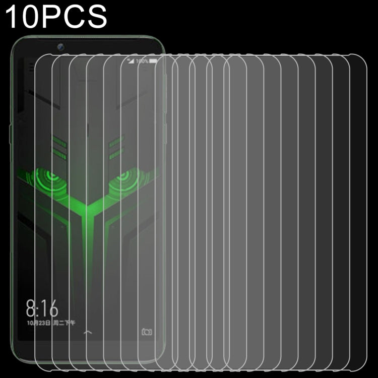 10 PCS 0.26mm 9H 2.5D Explosion-proof Tempered Glass Film for Xiaomi Black Shark Helo