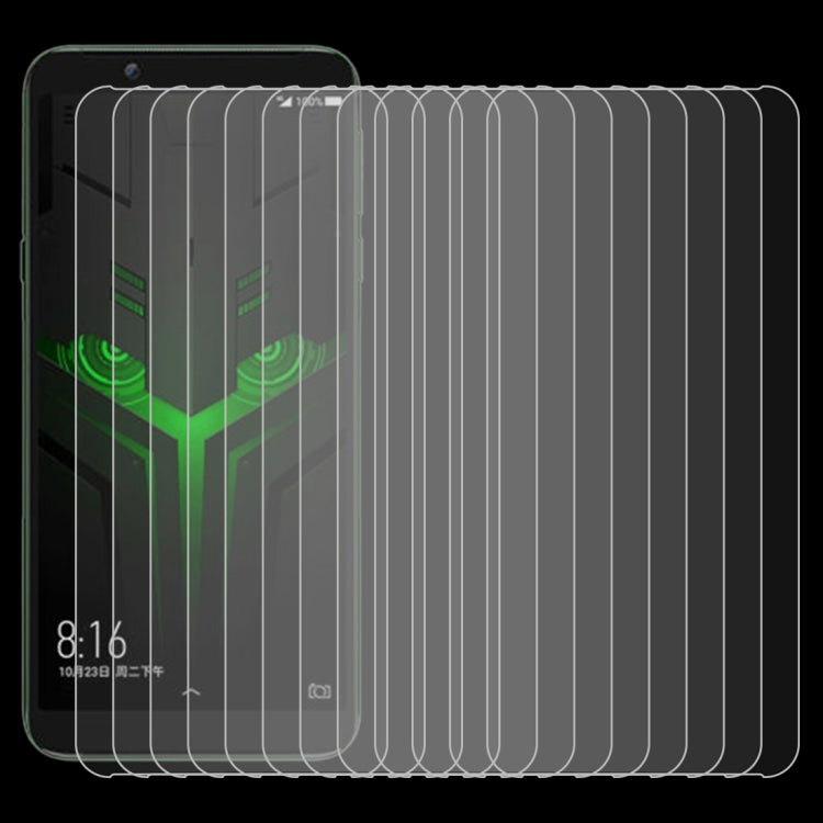 10 PCS 0.26mm 9H 2.5D Explosion-proof Tempered Glass Film for Xiaomi Black Shark Helo
