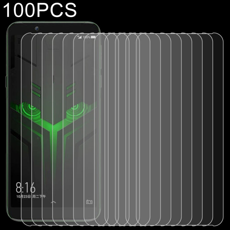 100 PCS 0.26mm 9H 2.5D Explosion-proof Tempered Glass Film for Xiaomi Black Shark Helo