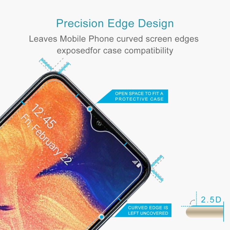 Film en verre trempé 9H 2,5D 0,26 mm pour Galaxy A10 / M10, pour Galaxy A10