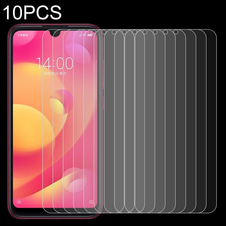 10 PCS 0.26mm 9H 2.5D Tempered Glass Film for Xiaomi Mi Play