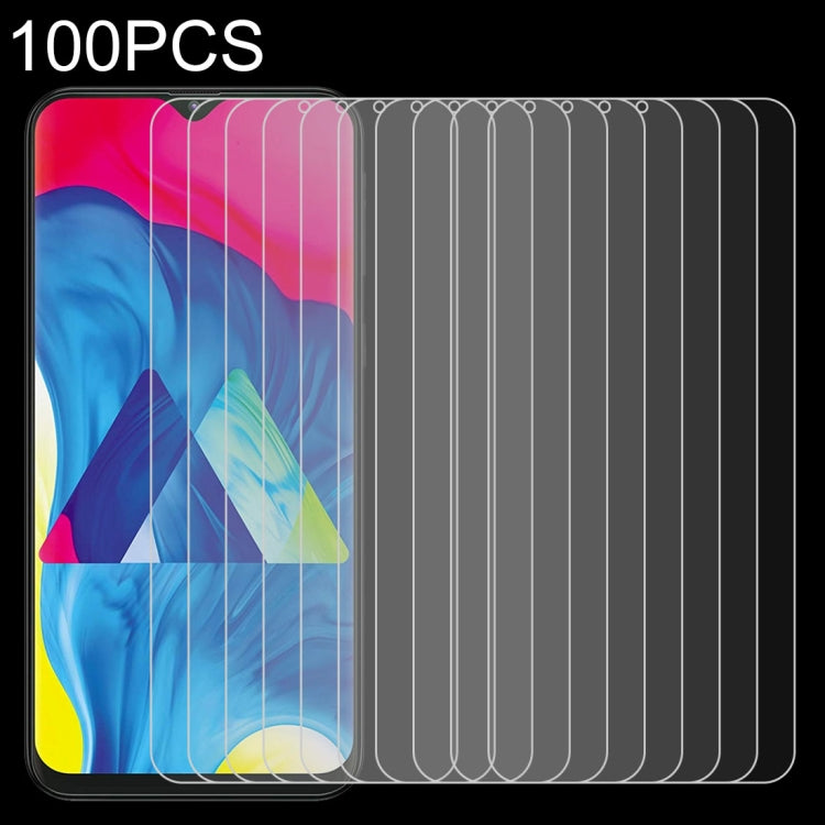 Lot de 100 films en verre trempé 9H 2,5D (0,26 mm) pour Galaxy M10/A10