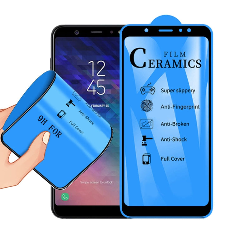 Film céramique 2,5D Full Glue pour Galaxy A6 Plus (2018)