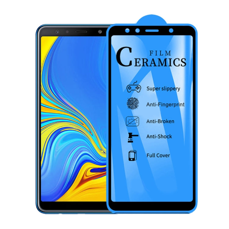 2.5D Full Glue Full Cover Ceramics Film for Galaxy A7 (2018), For Galaxy A7 (2018) (1 PC)