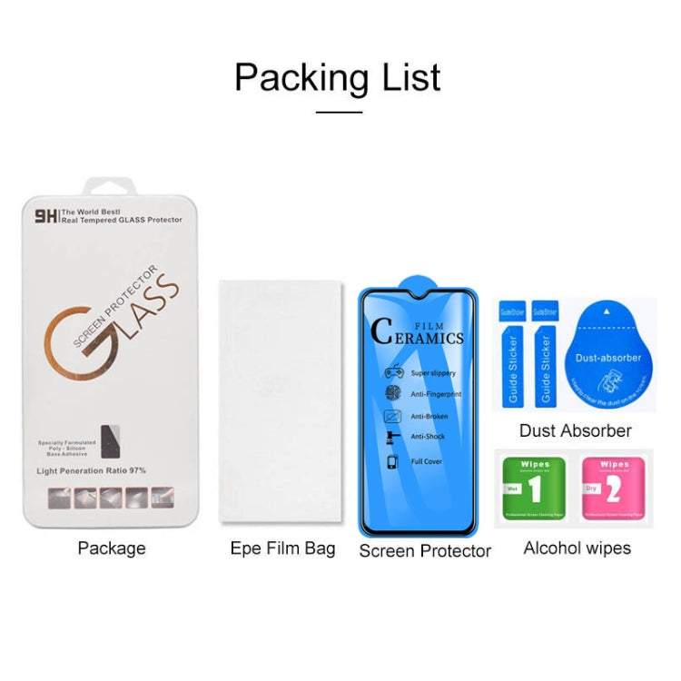 2.5D Full Glue Full Cover Ceramics Film for Galaxy A10 / M10, For Galaxy A10 / M10 (1 PC)