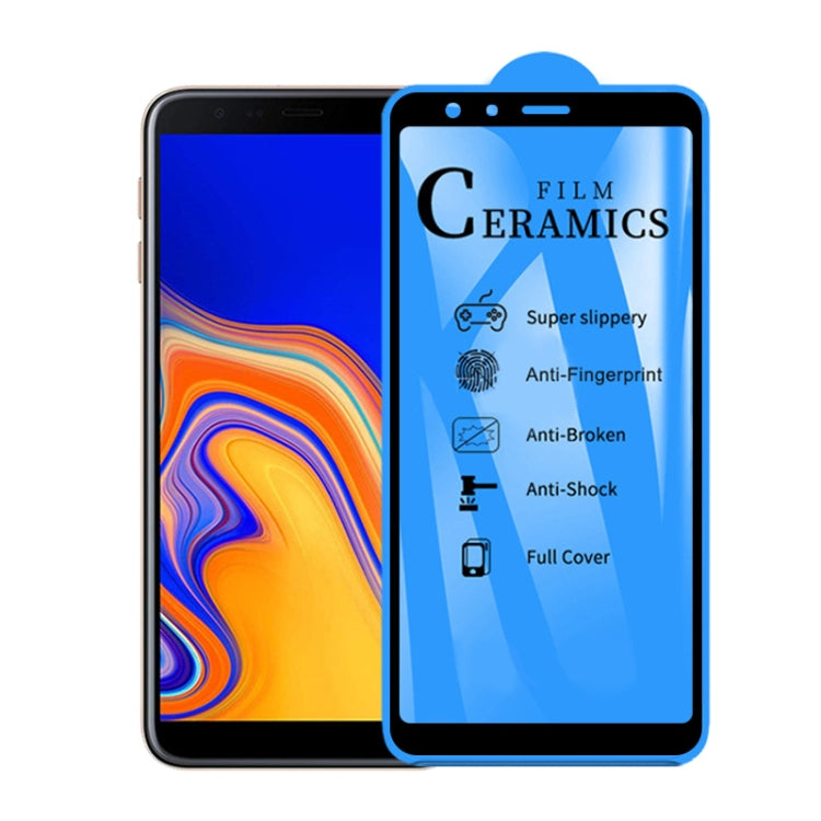 Film céramique 2,5D Full Glue pour Galaxy J4 Plus / J6 Plus (1 pièce)
