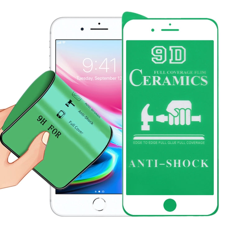 2.5D Full Glue Full Cover Ceramics Film for iPhone 8 / 7, For iPhone 8 / 7 (Black)(1 PC), For iPhone 8 / 7 (White)(1 PC)