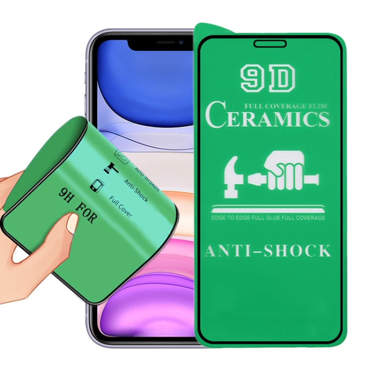 For iPhone 11 / XR 2.5D Full Glue Full Cover Ceramics Film