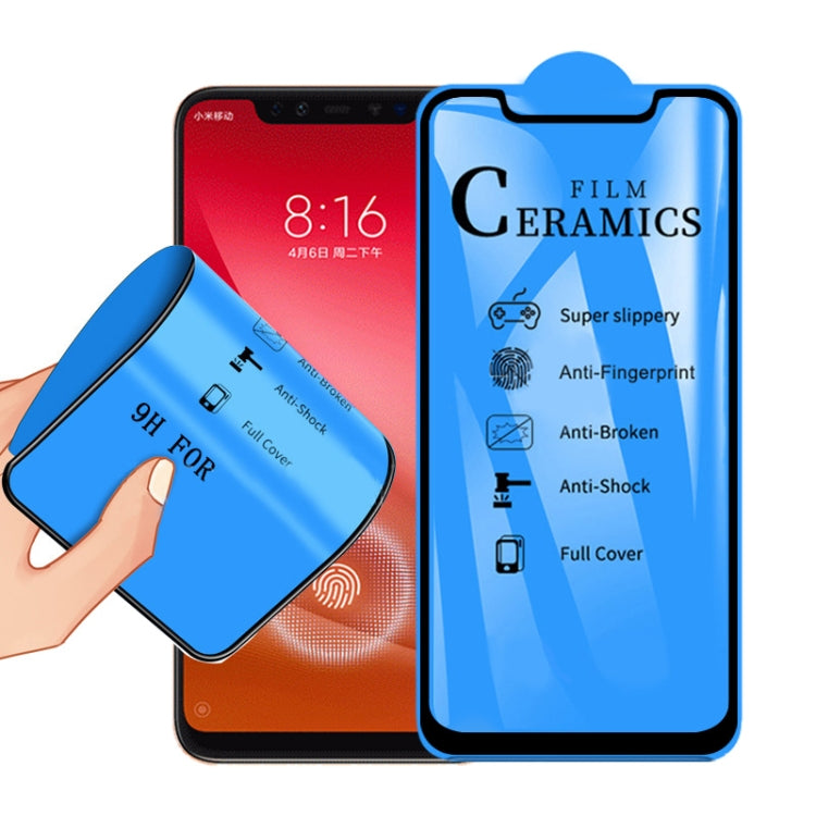 2.5D Full Glue Full Cover Ceramics Film for Xiaomi Mi 8 Explorer, Fingerprint Unlock Is Supported
