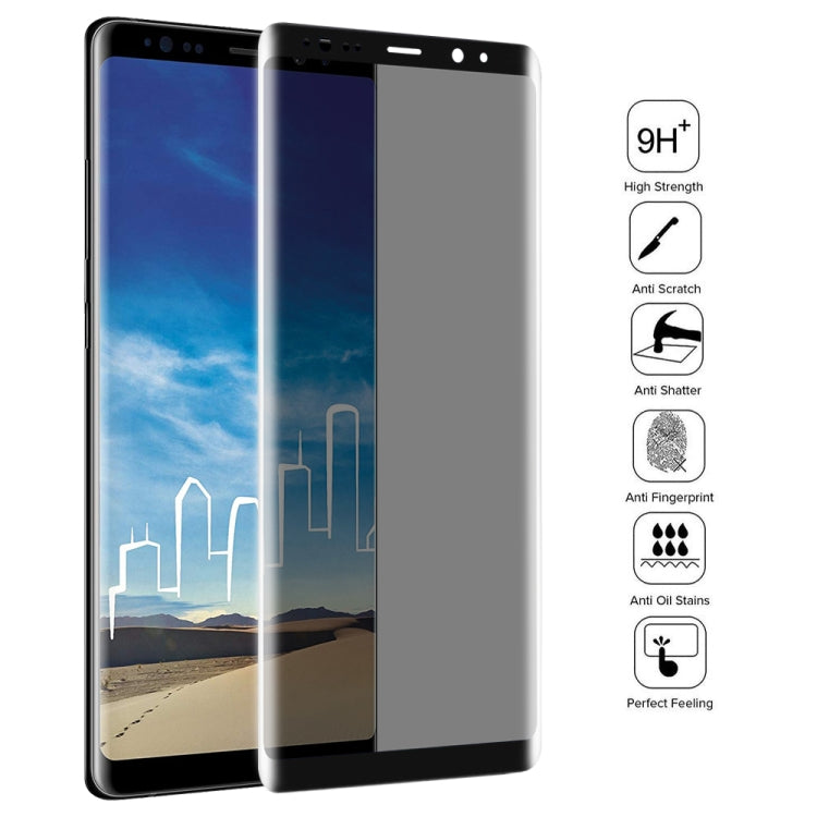 Film en verre trempé anti-espion UV pour Galaxy Note 8 (1 pièce)
