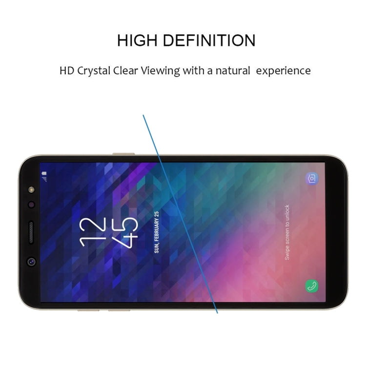 25 PCS Full Glue Full Cover Screen Protector Tempered Glass film for Galaxy A6+ (2018), For Galaxy A6+ (2018)