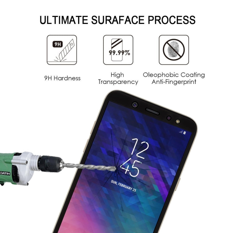25 PCS Full Glue Full Cover Screen Protector Tempered Glass film for Galaxy A6+ (2018), For Galaxy A6+ (2018)