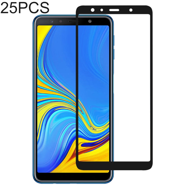 Lot de 25 films de protection d'écran en verre trempé pour Galaxy A7 (2018), pour Galaxy A7 (2018) (25 pièces)