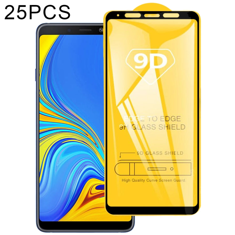 Lot de 25 films de protection d'écran en verre trempé pour Galaxy A9 (2018), pour Galaxy A9 (2018)