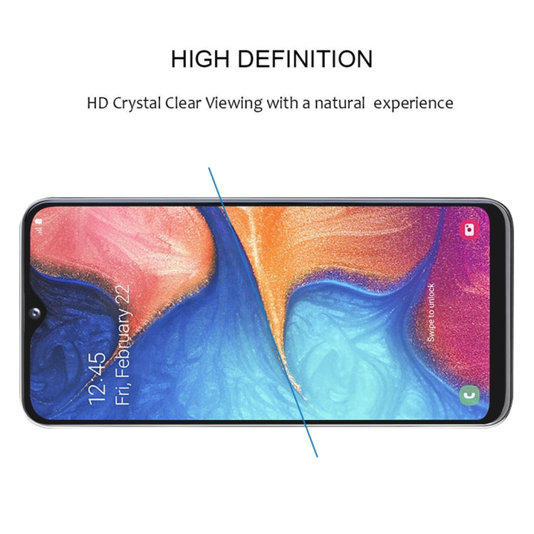 Lot de 25 films de protection d'écran en verre trempé pour Galaxy A20e