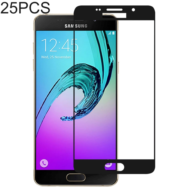Lot de 25 films de protection d'écran en verre trempé pour Galaxy A5 (2016) / A510