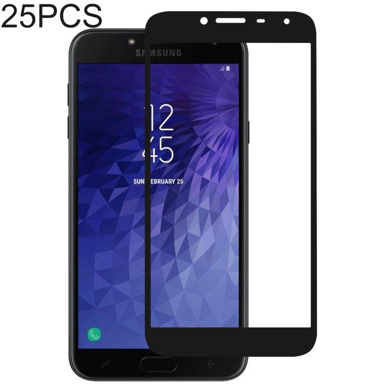 25 PCS Full Glue Full Cover Screen Protector Tempered Glass film for Galaxy J4 (2018), For Galaxy J4 (2018)