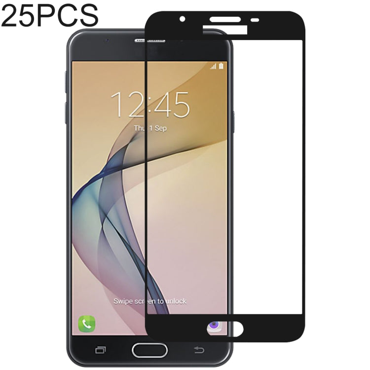 Lot de 25 films de protection d'écran en verre trempé pour Galaxy J7 Prime