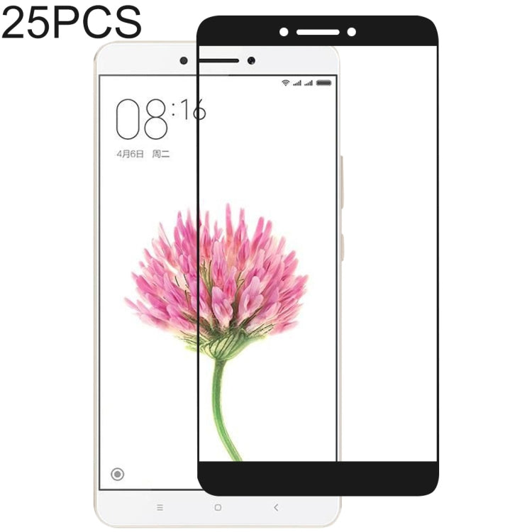 25 PCS Full Glue Full Cover Screen Protector Tempered Glass film for Xiaomi Mi Max