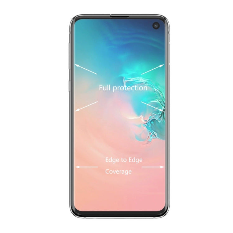 Lot de 25 films de protection en verre trempé 3D à bords incurvés pour Galaxy S10 (déverrouillage par empreinte digitale non pris en charge). Pour Galaxy S10 (25 pièces)