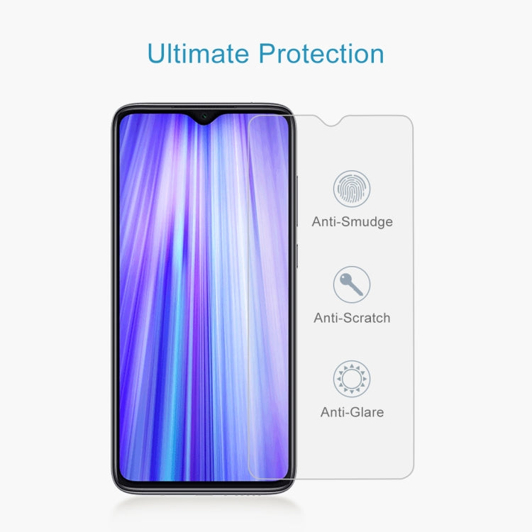 For Xiaomi Redmi Note 8 Pro 10 PCS 0.26mm 9H 2.5D Tempered Glass Film