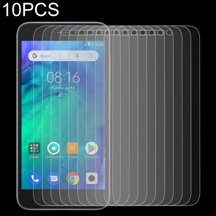 Lot de 10 films en verre trempé 9H 2.5D (0,26 mm) pour Xiaomi Redmi Go