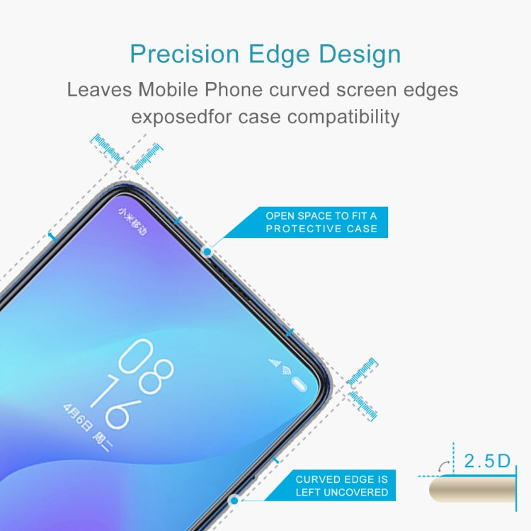 10 PCS 0.26mm 9H 2.5D Tempered Glass Film for Xiaomi Redmi K20 / K20 Pro / K20 Pro Premium