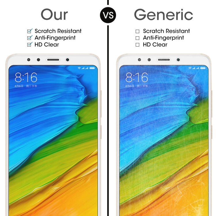 2 PCS for Xiaomi Redmi 5 0.26mm 9H Surface Hardness 2.5D Explosion-proof Tempered Glass Screen Film