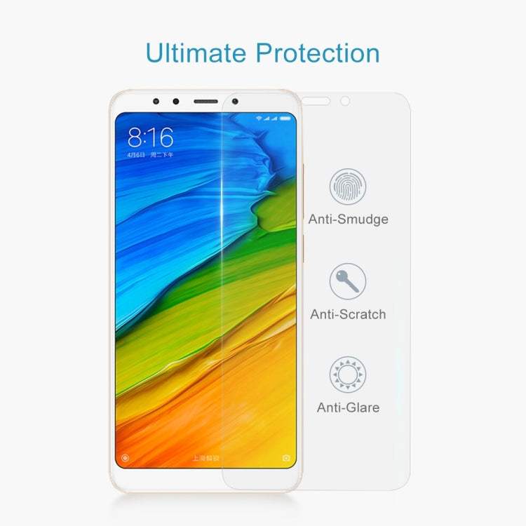2 PCS for Xiaomi Redmi 5 0.26mm 9H Surface Hardness 2.5D Explosion-proof Tempered Glass Screen Film