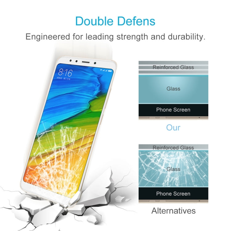 10 PCS for Xiaomi Redmi 5 0.26mm 9H Surface Hardness 2.5D Explosion-proof Tempered Glass Screen Film