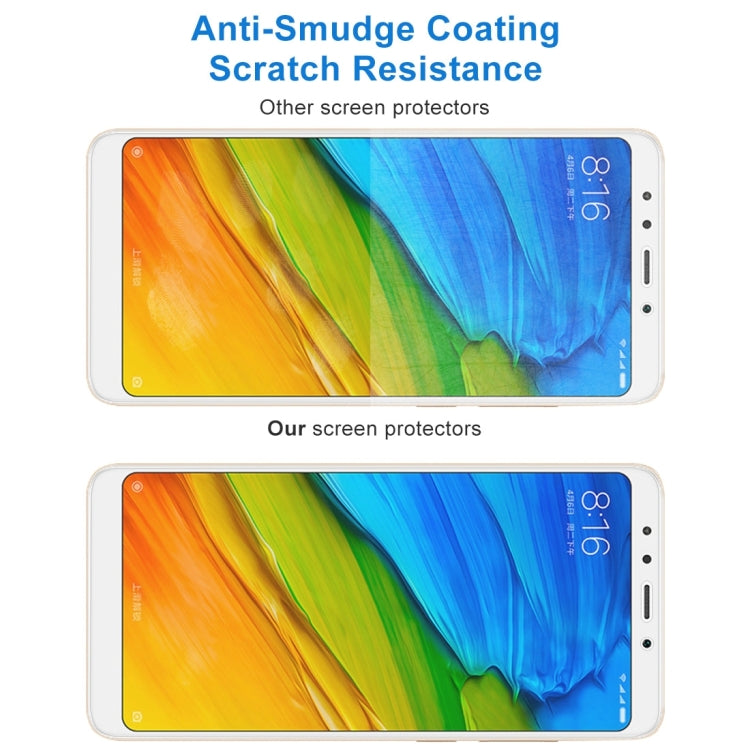 50 PCS for  Xiaomi Redmi 5 0.26mm 9H Surface Hardness 2.5D Explosion-proof Tempered Glass Screen Film, No Retail Package