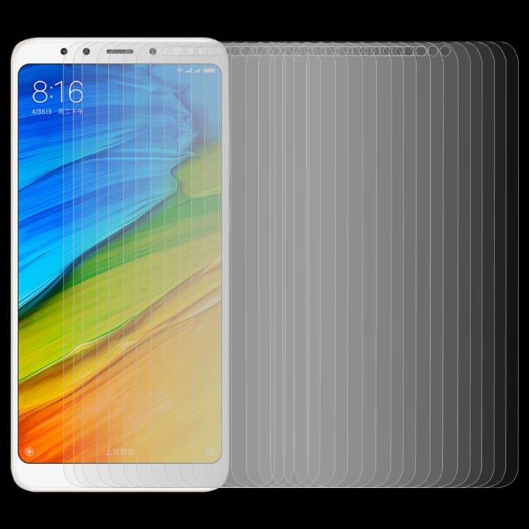 50 PCS for  Xiaomi Redmi 5 0.26mm 9H Surface Hardness 2.5D Explosion-proof Tempered Glass Screen Film, No Retail Package