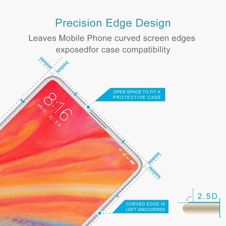 For Xiaomi Mi Mix 2s 0.26mm 9H Surface Hardness 2.5D Explosion-proof Tempered Glass Screen Film