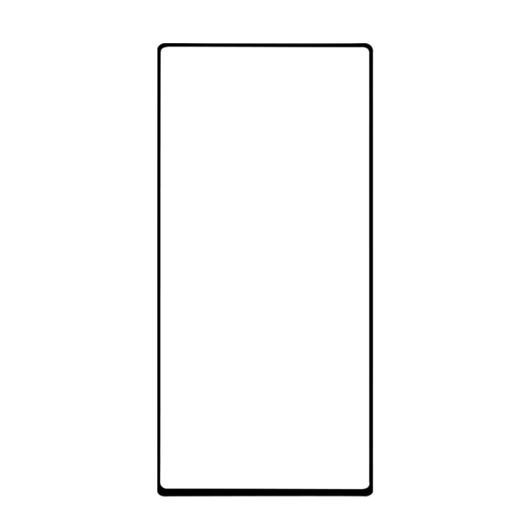 For Galaxy Note 10+  0.3mm 9H Surface Hardness 3D Curved Edge Glue Curved Full Screen Tempered Glass Film, Fingerprint Unlock Is Supported