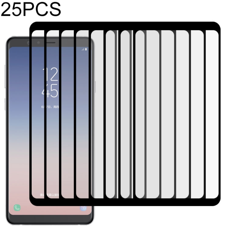 Lot de 25 films de protection d'écran en verre trempé pour Galaxy A9 (25 pièces)
