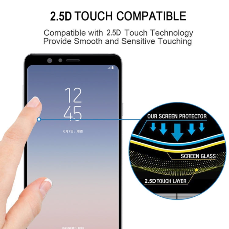 25 PCS Full Cover ScreenProtector Tempered Glass Film for Galaxy A9, For Galaxy A9 (25 PCS)