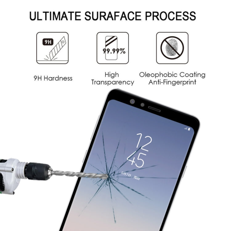 Lot de 25 films de protection d'écran en verre trempé pour Galaxy A9 (25 pièces)