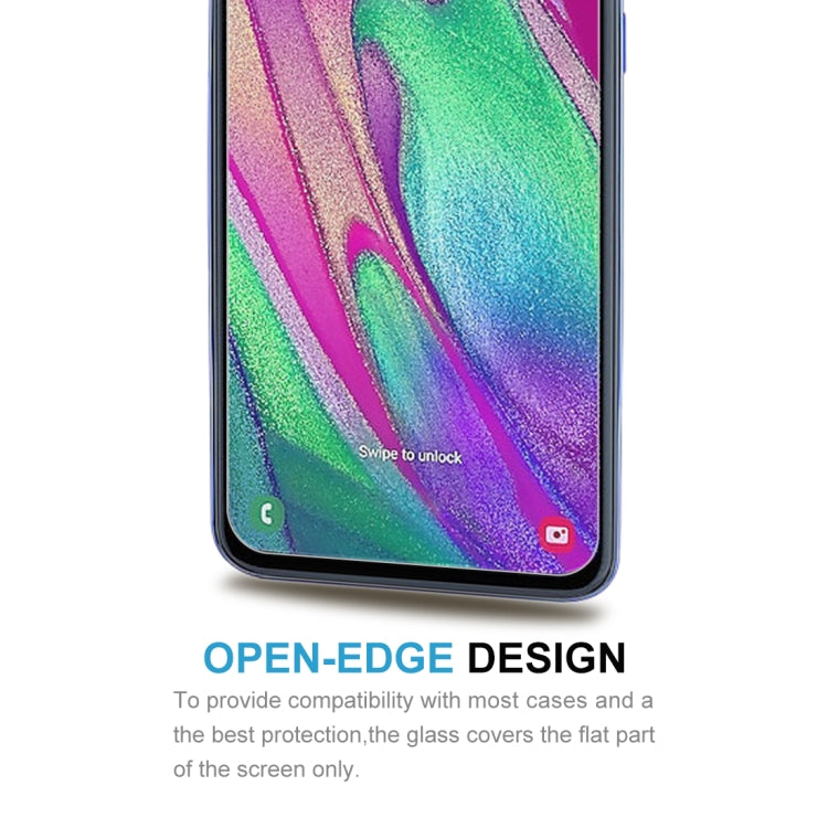 Lot de 10 films en verre trempé 2,5D non plein écran pour Galaxy A40 (10 pièces)